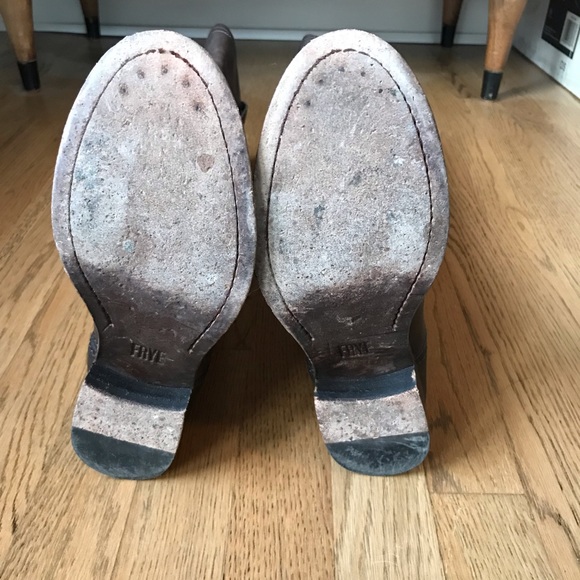 Frye leather pull on riding boots - Picture 14 of 16